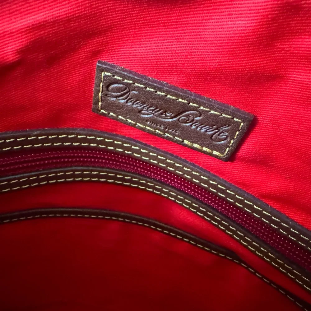 Dooney & Bourke - Florentine Domed Buckle Satchel in chestnut
